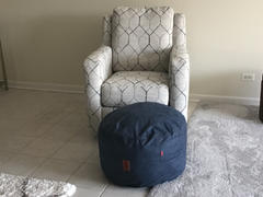 CordaRoy's Pouf Cover - Sueded Denim Review