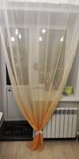 Hansel & Gretel Orange Sheer Polyester Living Room and Bedroom Curtains Review