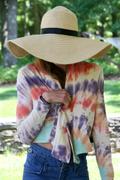 YES AND Organic Tie-Dye Short Drape Cardigan Review