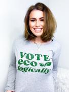 YES AND Organic Vote Ecologically Long Sleeve Crew Neck T-Shirt Review