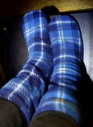 Polar Feet® Polar Feet® Fleece Socks - Blue Flannel Review