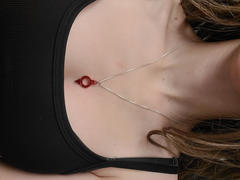 Laka Jewelry Red Society Necklace - Silver Review