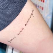 Little Tattoos You Are Enough Temporary Tattoo - Set of 3 Review