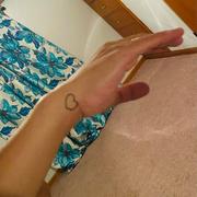 Little Tattoos Small Heart Outline Temporary Tattoo - Set of 3 Review
