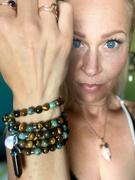 Lily Rose Jewelry Co Tigers Eye & African Turquoise Duo Powerhouse Endless Possibilities 108 Mala Necklace Bracelet Review