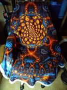 Pumayana Psychedelic Throw Blanket | Trippy Fleece Blanket | Cactivated DNA Review