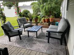 Riverbend Home Lakeside Four-Piece Deep Seating Set - Black/Gray Mist Review