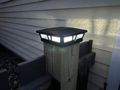 Riverbend Home Cambridge 6 x 6 Aluminum Solar Post Cap - Black 2-Pack Review