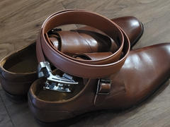 Anson Belt & Buckle 1.25 Cognac Leather Strap Review