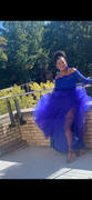 Oyemwen Royal blue lace skirt set Review