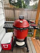 Grillscapes Kamado Joe Freestanding 18-Inch Classic Joe III Red w/ Cart, Heat Deflector, Divide & Conquer System, Tools & Air Lift Hinge - KJ23RHCI-A Review