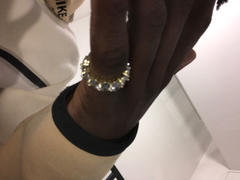 The GUU Shop 5mm  18K Yellow Gold-Plated Iced AAA CZ Love Hip Hop Ring Review
