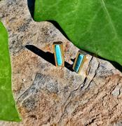 Discovered Turquoise Bar Stone Earrings,Gold Dipped Earrings, Gifts For Her, Geometric Jewelry, Simple Earrings, Minimalist Jewelry,Fashion ME2 Review