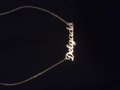 diyjewelry Kayla - Copper/925 Sterling silver Personalized Any Name Choker Necklace Adjustable 16”-20” Yellow Gold Plated Review