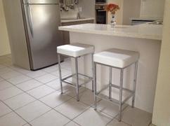 Just Bar Stools Alicia Kitchen Counter Stool (Set of 2) White Review