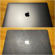 WoodWe Macbook Skin - Made of Real Stone - Dark Black Review