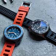 Borealis Watch Company Borealis Vulcanized Rubber Strap 20mm Orange Review