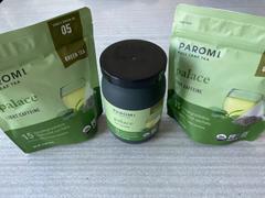 Paromi Tea Organic Palace Green Tea, Full Leaf, in Pyramid Tea Bags Review