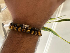 Karma and Luck Sacred Temple - Tiger's Eye Onyx Cross Charm Bracelet Review