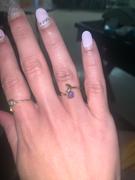 Karma and Luck Tranquil Ebb and Flow - Amethyst Crescent Moon Gold Ring Review