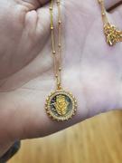 Karma and Luck Precious Protection - Gold Plated Hamsa Medallion Necklace Review