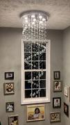 Moooni LIGHTING Mini Spiral Raindrop Crystal Chandelier For Staircase Review