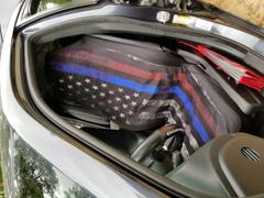 Thin Blue Line Shop Tattered Thin Blue And Red Line Flag Car Seat Covers (Set Of 2) Review