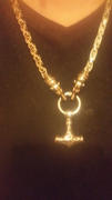 Ancient Treasures Vikings Geri & Freki Mjolnir King’s Chain Stainless Steel Necklace Review
