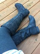 shophearts Laced Up Weathered Riding Boots in Black Review