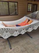 Mexican Hammock Store King Spreader Hammock and Arc Metal Stand Package Review