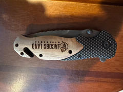 Groovy Guy Gifts Logo on Carbon Knife Review