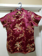 IDREAMMART Mandarin Collar Floral Brocade Chinese Shirt Review