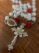 Christian Catholic Shop Our Lady Of Guadalupe Pearl Rose Rosary by Risen Rosaries Review