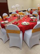 tableclothsfactory.com 132 White Polyester Round Tablecloth, Reusable Linen Tablecloth Review