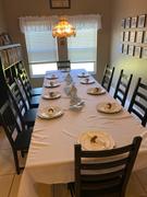 tableclothsfactory.com 90x156 White Polyester Rectangular Tablecloth Review