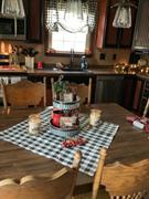 tableclothsfactory.com Buffalo Plaid Tablecloth | 60x126 Rectangular | White/Black | Checkered Polyester Tablecloth Review