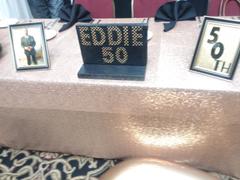 tableclothsfactory.com 90x156 Gold Premium Sequin Rectangle Tablecloth Review