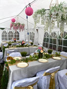 tableclothsfactory.com White Polyester Folding Flat Chair Covers, Reusable or 1x Use Stain Resistant Chair Covers Review