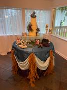 tableclothsfactory.com Burgundy Chiffon Curly Chair Sash Review