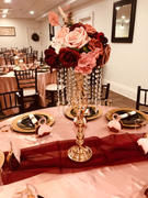 tableclothsfactory.com 6FT | Dusty Rose Premium Chiffon Table Runner Review