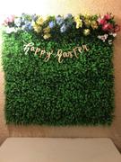 tableclothsfactory.com 11 Sq ft. | 4 Panels Baby Green Boxwood Hedge Garden Wall Backdrop Mat Review