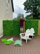 tableclothsfactory.com 11 Sq ft. | 4 Panels Baby Green Boxwood Hedge Garden Wall Backdrop Mat Review