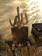 Modefa Islamic Table Decor Allah Kaba 99 Names of Allah Gold Review