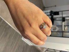 Kobelli Moissanite and Lab Grown Diamond Engagement Ring 1 3/4 CTW 14k Rose Gold (HI/VS, DEF/VS) Review