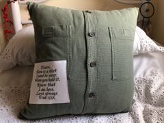 Lily Grace Keepsakes Memory Cushion - Shirt Button Design Review