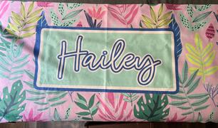 Highway 3 TROPICAL PARADISE- PINK PERSONALIZED PREMIUM TOWEL Review