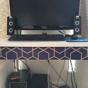 MUSE Wall Studio Navy and Gold Hexagon Review