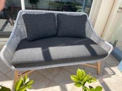 Living By Design INIZIA WOVEN RATTAN INDOOR / OUTDOOR 2 SEAT SOFA  |  ASH GREY Review