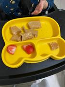 We Might Be Tiny Bear Stickie® Plate - Sage Review