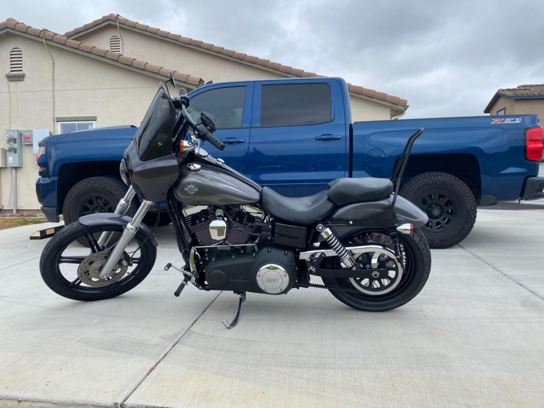 dyna with sissy bar